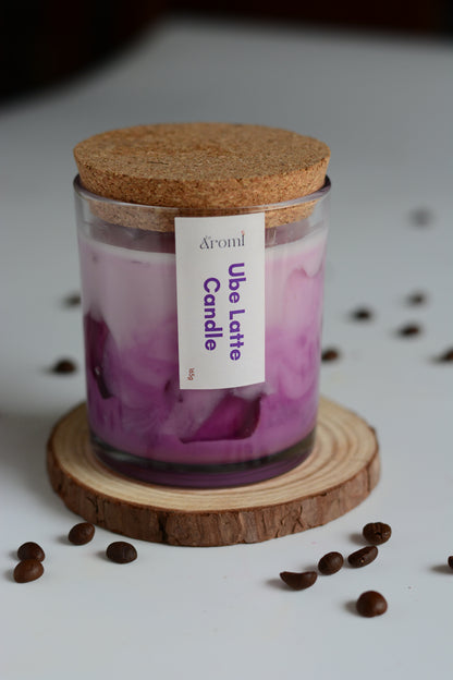 Ube Latte candle