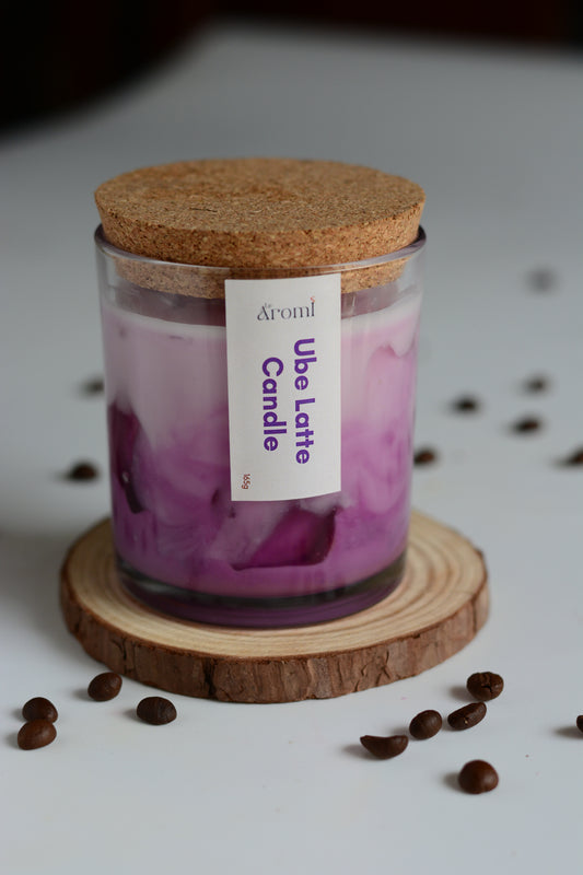 Ube Latte candle
