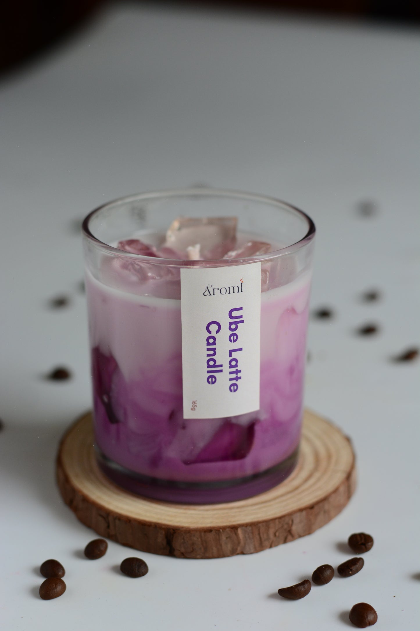 Ube Latte candle