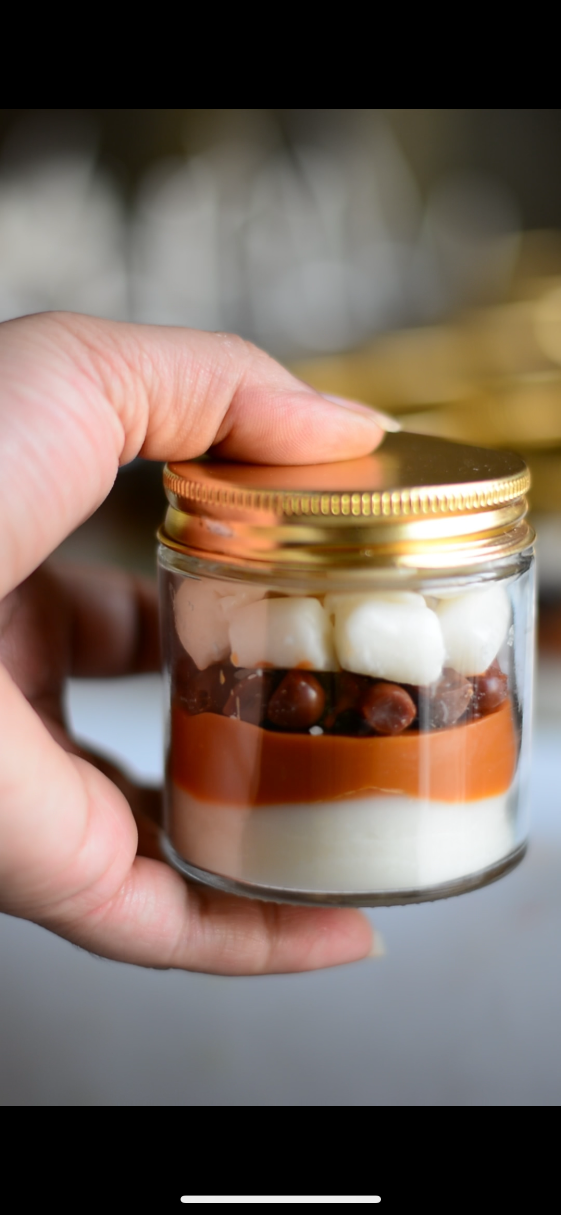 Hot Cocoa Jar Candle