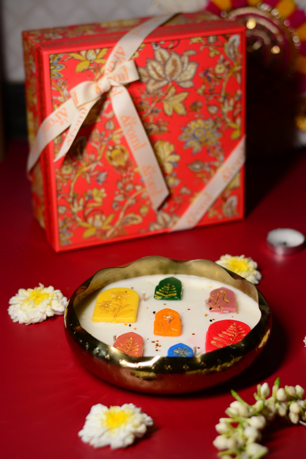 Jharokha Urli Candle
