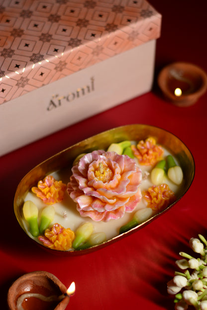 Phool Urli Candle