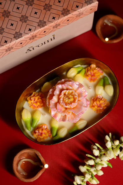 Phool Urli Candle