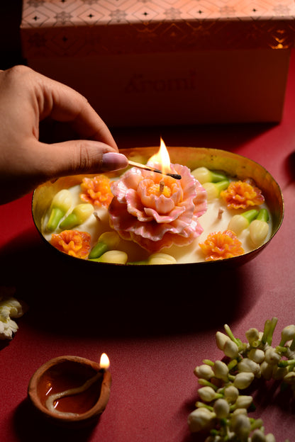 Phool Urli Candle