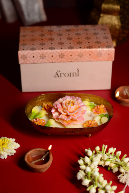 Phool Urli Candle