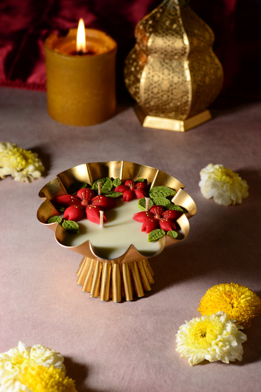 Kumkum Urli Candle | Traditional Puja Inspired by Le Aromi