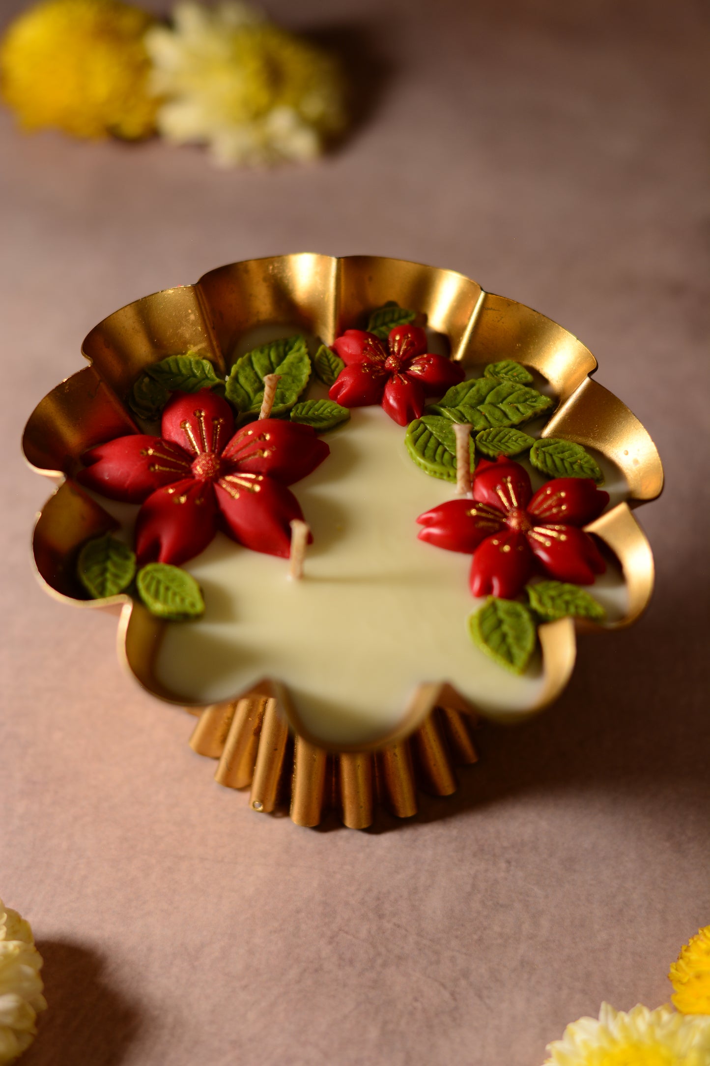 Kumkum Urli Candle | Traditional Puja Inspired by Le Aromi