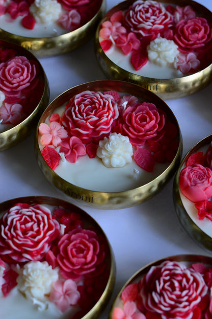 Floral Urli Candle