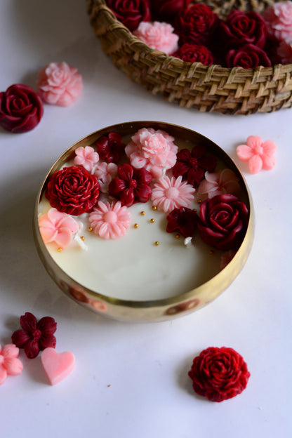 Floral Urli Candle
