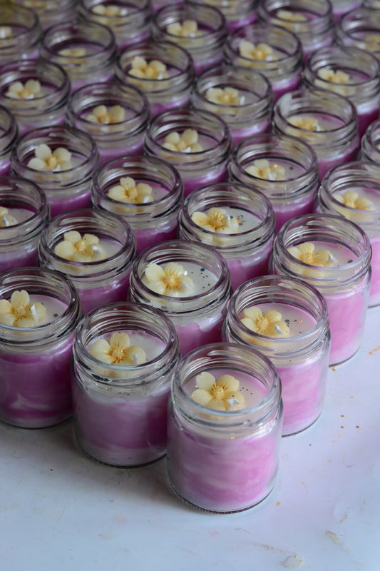 Marble Effect Candle