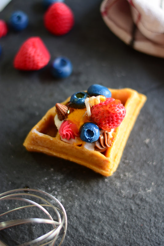 Waffle Candle